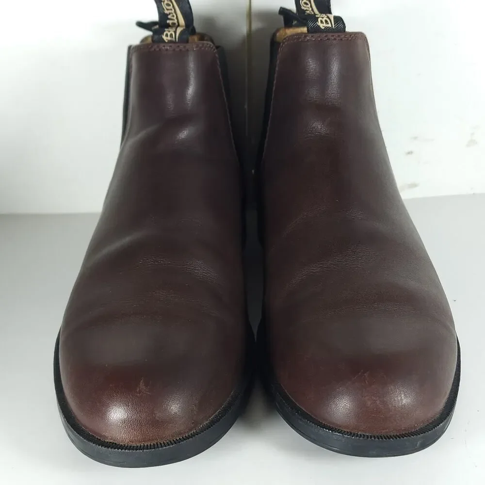 Blundstone Men's 1900 AU8,5 US9,5 Chestnut Brown Leather Ankle Chelsea Boots